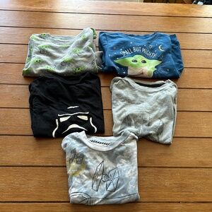 5 pc starwars Toddler shirt bundle